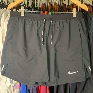Nike Running Black 5” Athletic Shorts Lightweight Dri-FIT